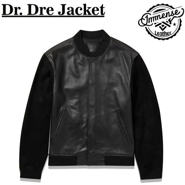 Super Bowl 2022 Veste en cuir Dr. Dre Veste en cuir Dr. Dre homme pour lui