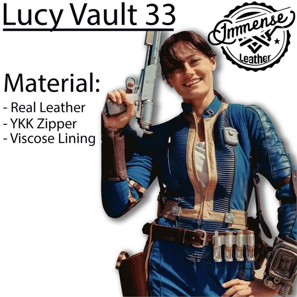 New Vegas Lucy Vault 33 Unisex Leather Jacket