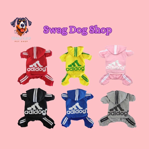 Adidog Jogging Set for Dogs - Comfort and Style Guaranteed! - Free delivery