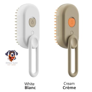 Brosse Vapeur Électrique 3 en 1 pour Chiens et Chats Massage, Nettoyage & Élimination des Poils zdjęcie 8