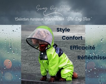 Abrigo impermeable 'The Dog Face': estilo y comodidad para perros de moda