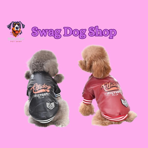 Veste Elfidog Victory pour Chien - Style Rock'n'Roll pour votre Compagnon