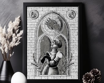 Angst und Hunger || D´Arce || A4 A3 Kunstdruck