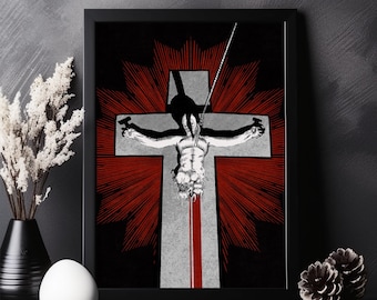 Evangelion Kunstdruck || Lilith Kunstdruck || Anime Wanddekor, Alternative Wanddekoration