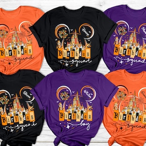 Camiseta personalizada de Halloween para aniversariante da Disney, camiseta de Halloween do Mickey e Minnie, festa de Halloween da Disney, camisetas de férias em família para aniversário na Disneylândia