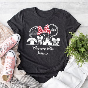 Aangepaste Disneyland 2025-shirts, Disney Castle 2025-shirt, bijpassende Disney-familieshirts, Disney World-shirt, Disney Epcot-shirt, Disney-shirt
