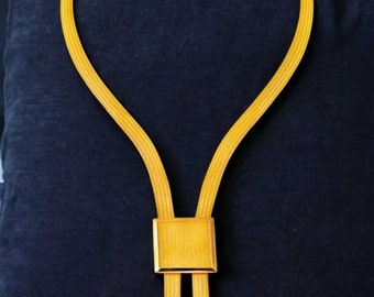 Trabzon Straw Gold Choker with Pendant Buckle & 8K Real Original Gold - Free Shipping