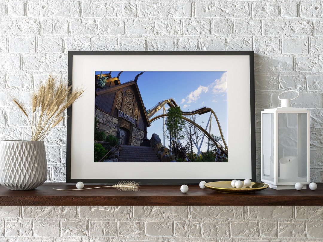 Valkyria Instant Digital Download Liseberg Theme Park Print Amusement