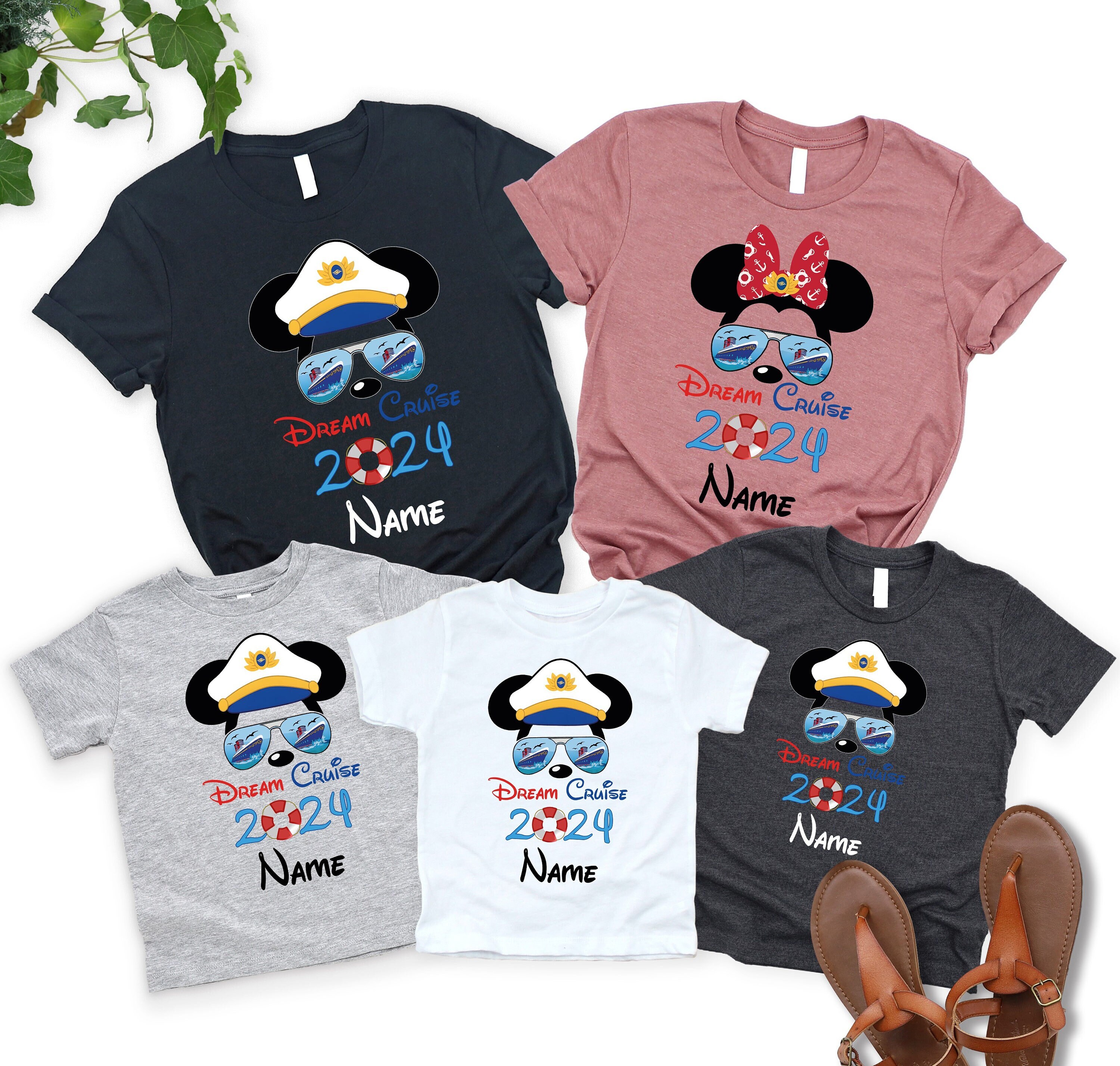 Custom Dream Cruise 2024 Shirt, Personalized Disneyland Shirts