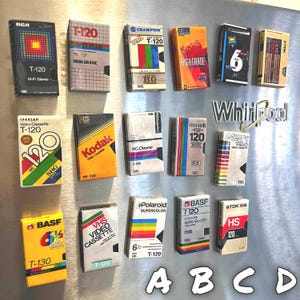 Mini VHS magnéticos vírgenes grabables (paquetes de 4 y 16)