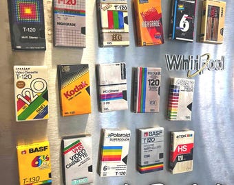 Recordable Blank Mini VHS Magnets (Bundles of 4 & 16)