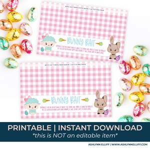 Printable Easter Bunny Bait Goodie Bag Toppers | Easter Treats | Goodie Bag Toppers | Instant Download | Easter Crafts | Easter Gifts