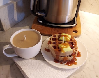 Waffles and Coffee Soy candle