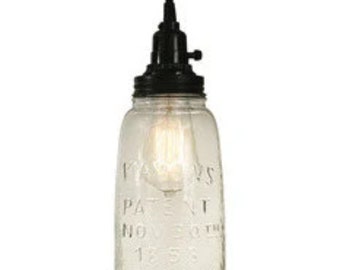 Luce del barattolo di vetro