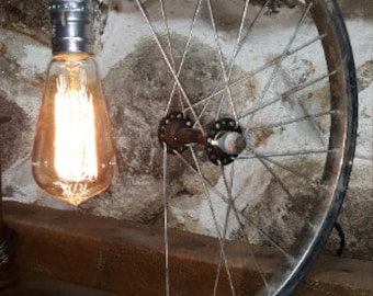 Bike Rim Lamp Light Fixture