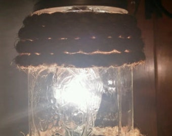 Luce del barattolo di vetro