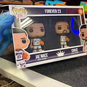 CUSTOM POP figure from PHOTOS/ Personalized pop-style figure / Custom figure for Gifts/ free accessories Double box ( 2 pops)