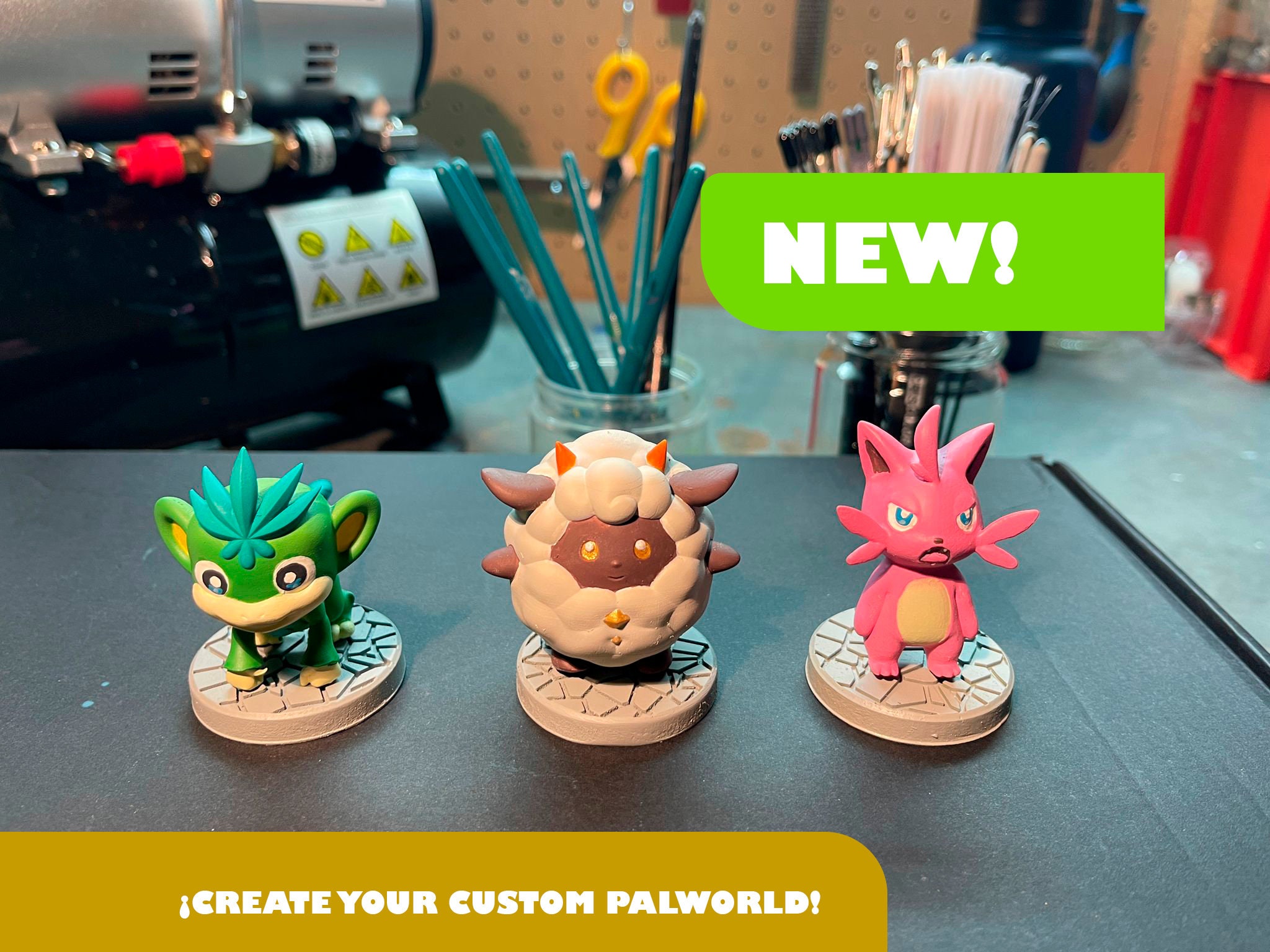 Personalized Palworld Palworld Figure Hand Painted Etsy