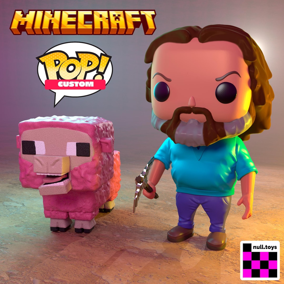 Funko Pop Minecraft Steve In Enchanted Armor Funko Pop Minecraft