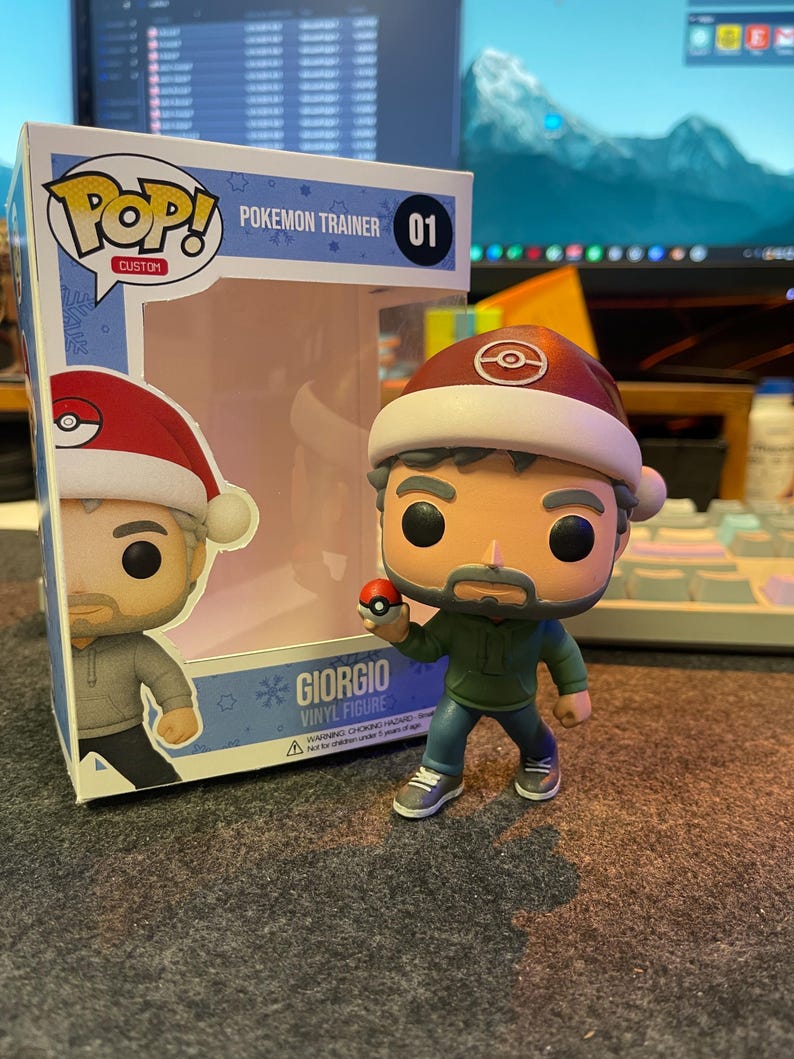 CUSTOM POP figure from PHOTOS/ Personalized pop-style figure / Custom figure for Gifts/ free accessories image 10