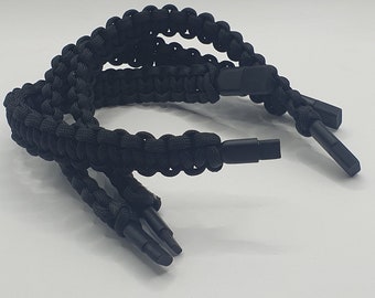Paracord Survival USB C, USB Micro, iPhone, Charging Cable 30cm With Dust Covers, Dust Protectors, Charger