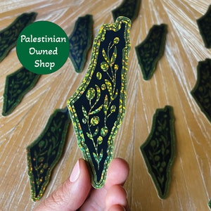 Pegatina Palestina Pegatina Palestina Gratis Vinilo Resistente al Agua Propiedad Palestina Purpurina Dona a Gaza Pegatina Mapa Apoyo Falastin