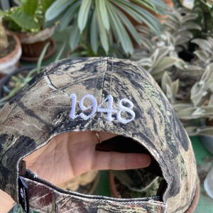 Kamuflaż z różową czapką baseballową Free Palestine Modna czapka baseballowa inspirowana Midwest Princess Czapka w stylu Camo Oak w stylu mchu z 1948 r. Czapka Trucker zdjęcie 3