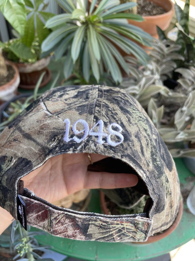 Kamuflaż z różową czapką baseballową Free Palestine Modna czapka baseballowa inspirowana Midwest Princess Czapka w stylu Camo Oak w stylu mchu z 1948 r. Czapka Trucker zdjęcie 3