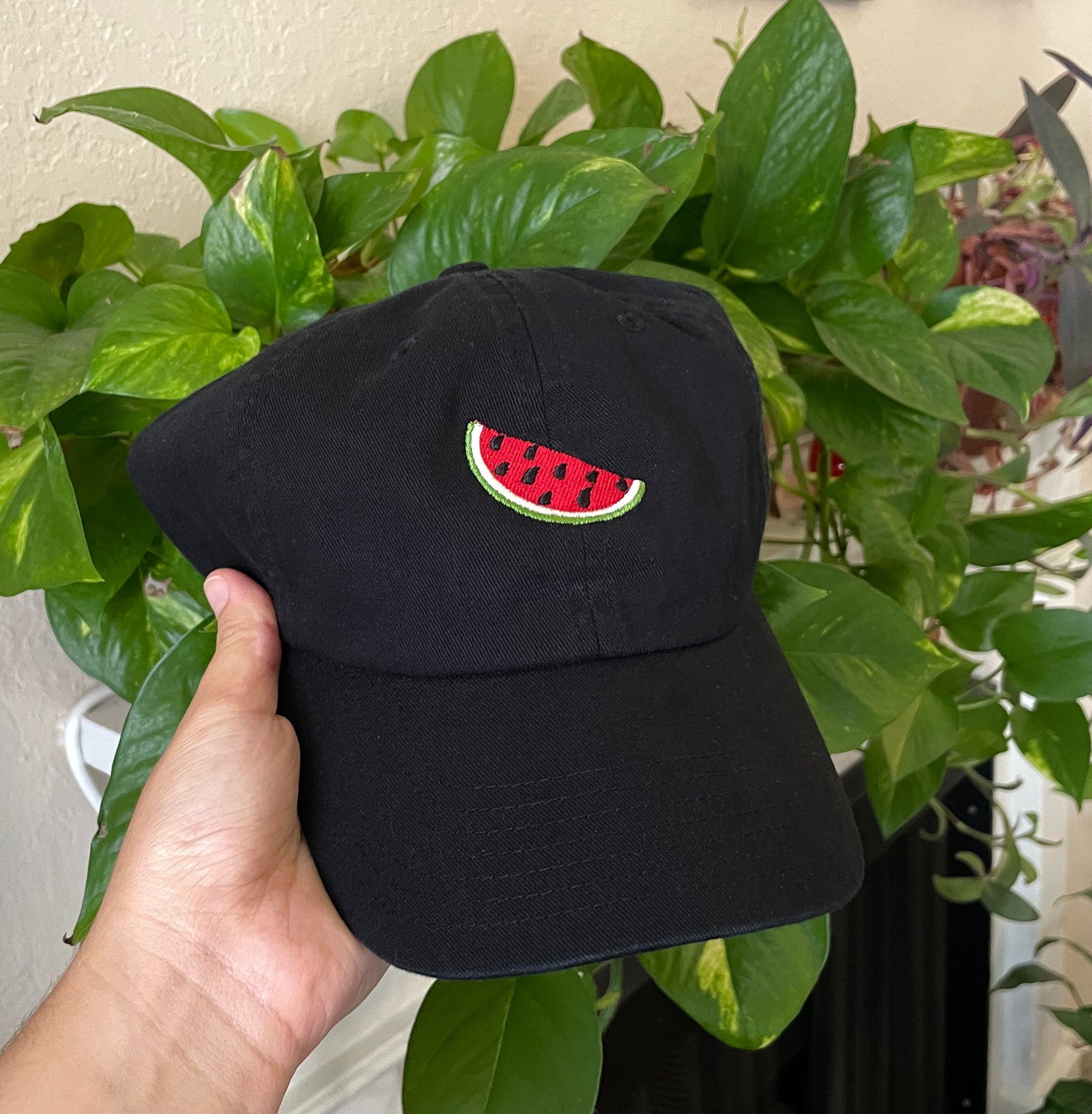 Palestinian Watermelon Hat Cotton Palestine Cap Palestine watermelon Accessory for men and women Embroidered Palestinian Owned