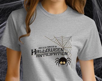 Spider Web Halloween T-Shirt: Spooky Season Tee