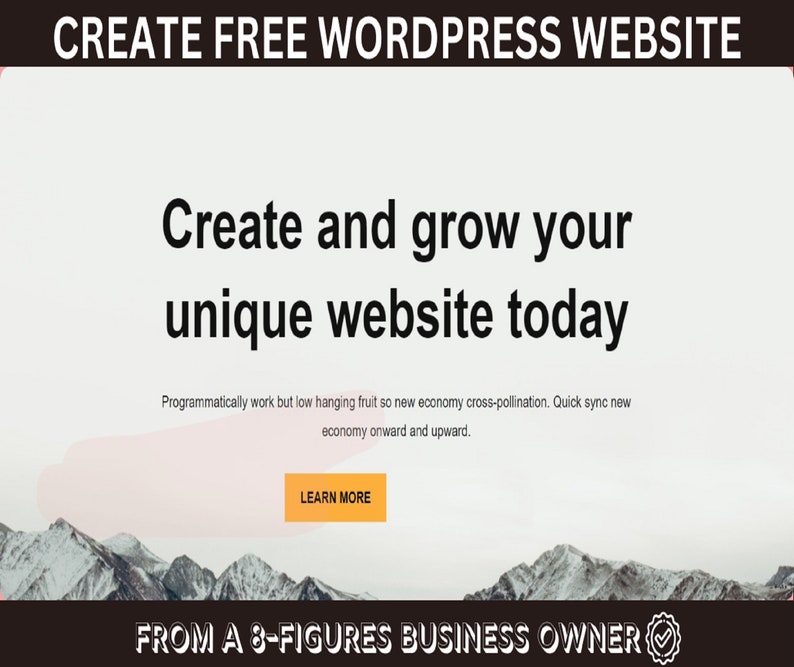 Create Free WordPress Website No Code image 3
