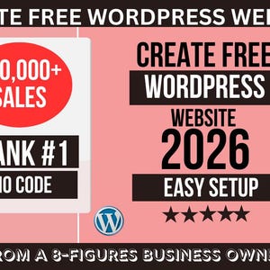 Create Free WordPress Website No Code