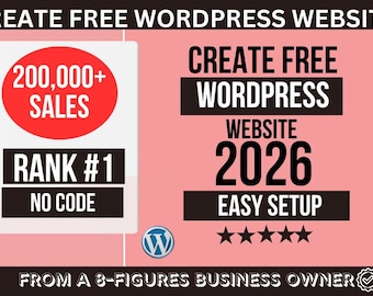 Create Free WordPress Website No Code