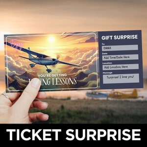 Flugschulungskarte, Flugtraining, fliegen lernen, Flug Coupon Vorlage, druckbare Gutschein, Pilotenstunde Geschenkgutschein