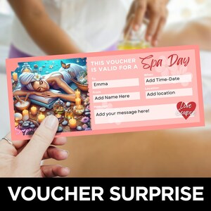 Bon spa, bon salon de beauté, bon massage, modèle de coupon spa, chèque-cadeau spa à imprimer, carte-cadeau spa