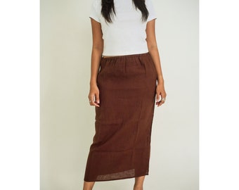linen Skirts / linen Skirts for women / Classic linen skirts