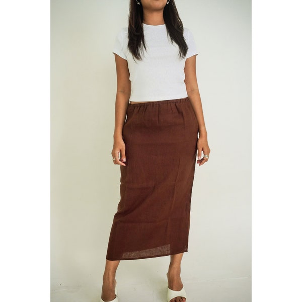 linen Skirts / linen Skirts for women / Classic linen skirts