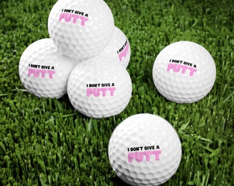 Non regalo palline da golf Putt / regalo di golf da donna da 6 pezzi / palline da golf dell'era del golf