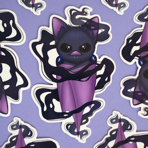 Azriel van ACOTAR geïnspireerde vleermuissticker / Fantasy Book Reader cadeau / booktok / Night Court