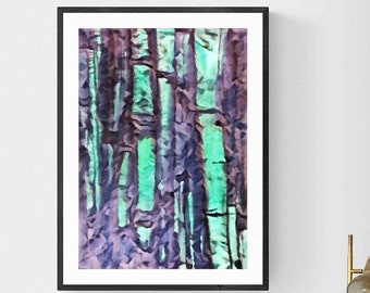 Green bamboo forest.Abstract Nature art
