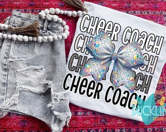 Cheer Coach PNG Cheer Digital Download Cheerleader Sublimation