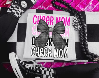 Cheer Mom Coquette PNG Cheer digitale download cheerleadersublimatie