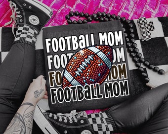 Football PNG Football Mom Digital Download Touchdown Sublimation