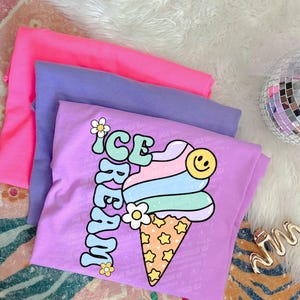 Ice Cream PNG Summer Digital Download Kids Sublimation