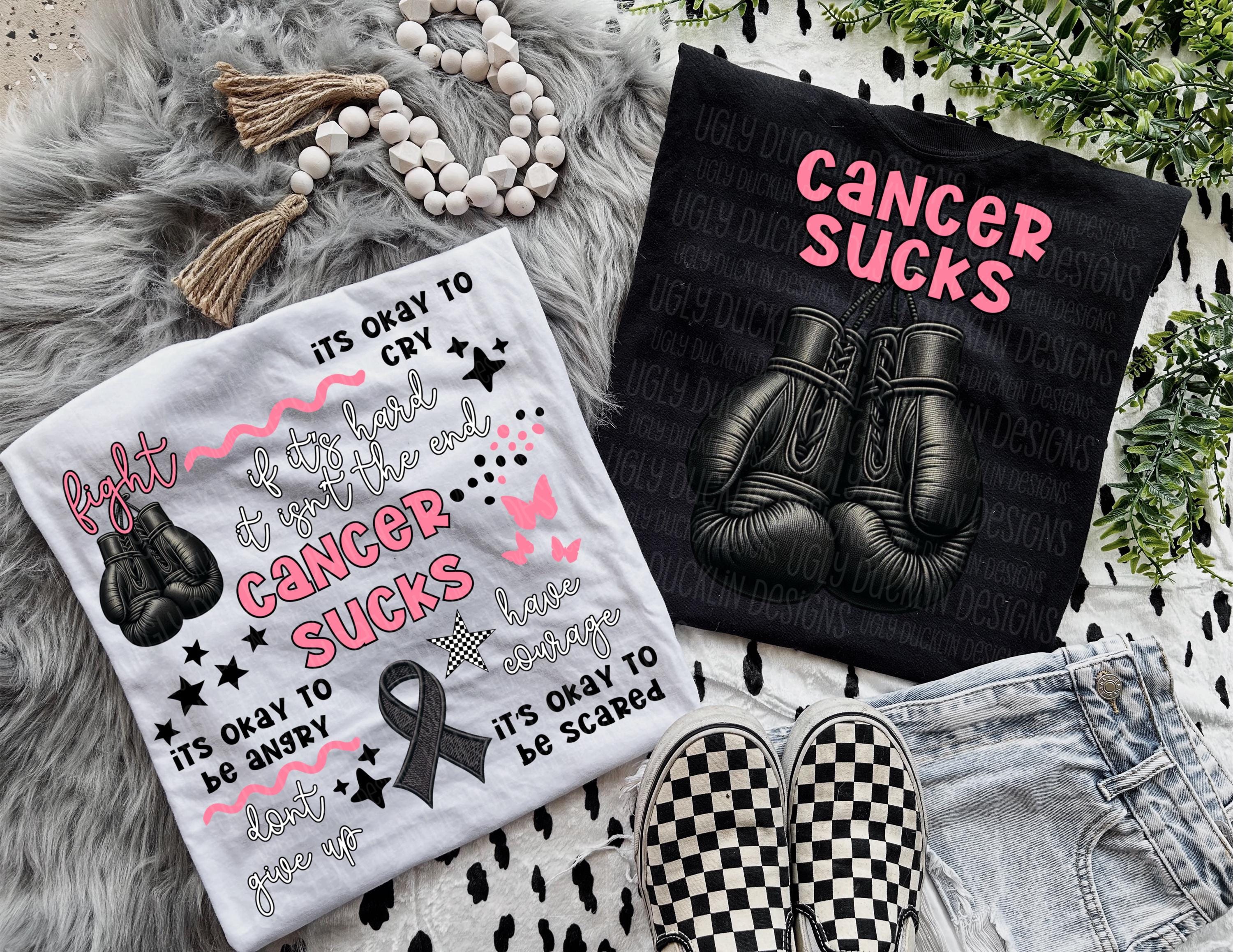 Cancer Awareness PNG Faux Embroidery Digital Design Cancer Sublimation ...