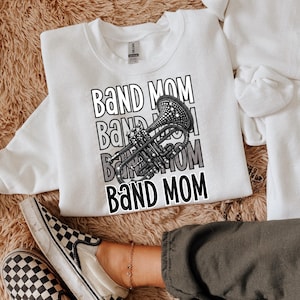 Band Mom PNG Band Mom Digital Download Marching Band Sublimation