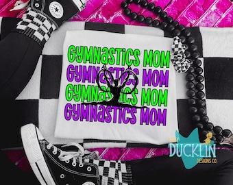 Gymnastiek moeder PNG gymnastiek digitale download gymnast sublimatie