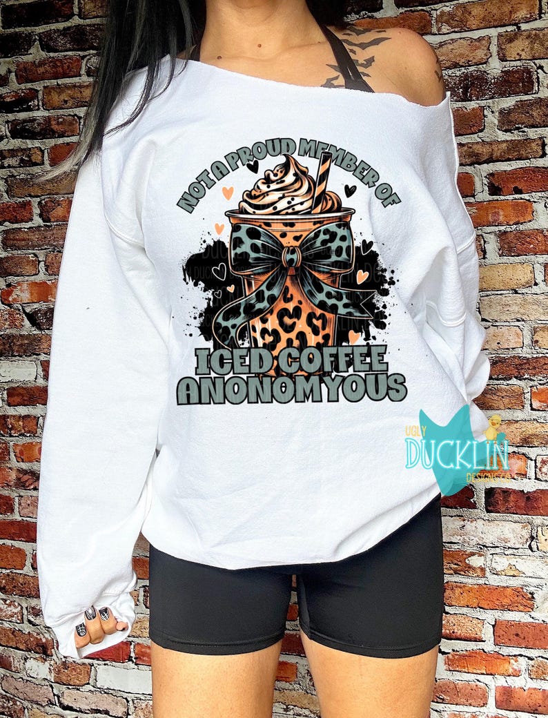 Iced Coffee PNG Coffee Digital Download Boho Sublimation Etsy