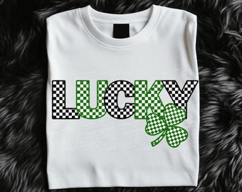 Glück PNG St. Patty Day Digitaler Download St Patricks Design Sublimation Shamrock Design