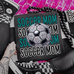 Soccer Mom PNG Soccer Digital Download Sports Sublimation